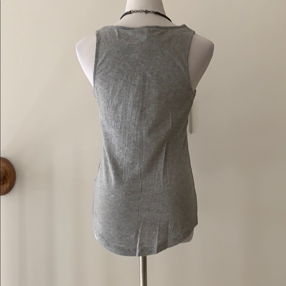 Banana Republic gray sequins embroidered tank - Picture 6 of 7